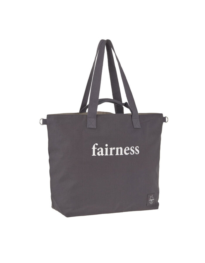 Sac Shopper - Green Label Coton Statement, Anthracite (Lassig)