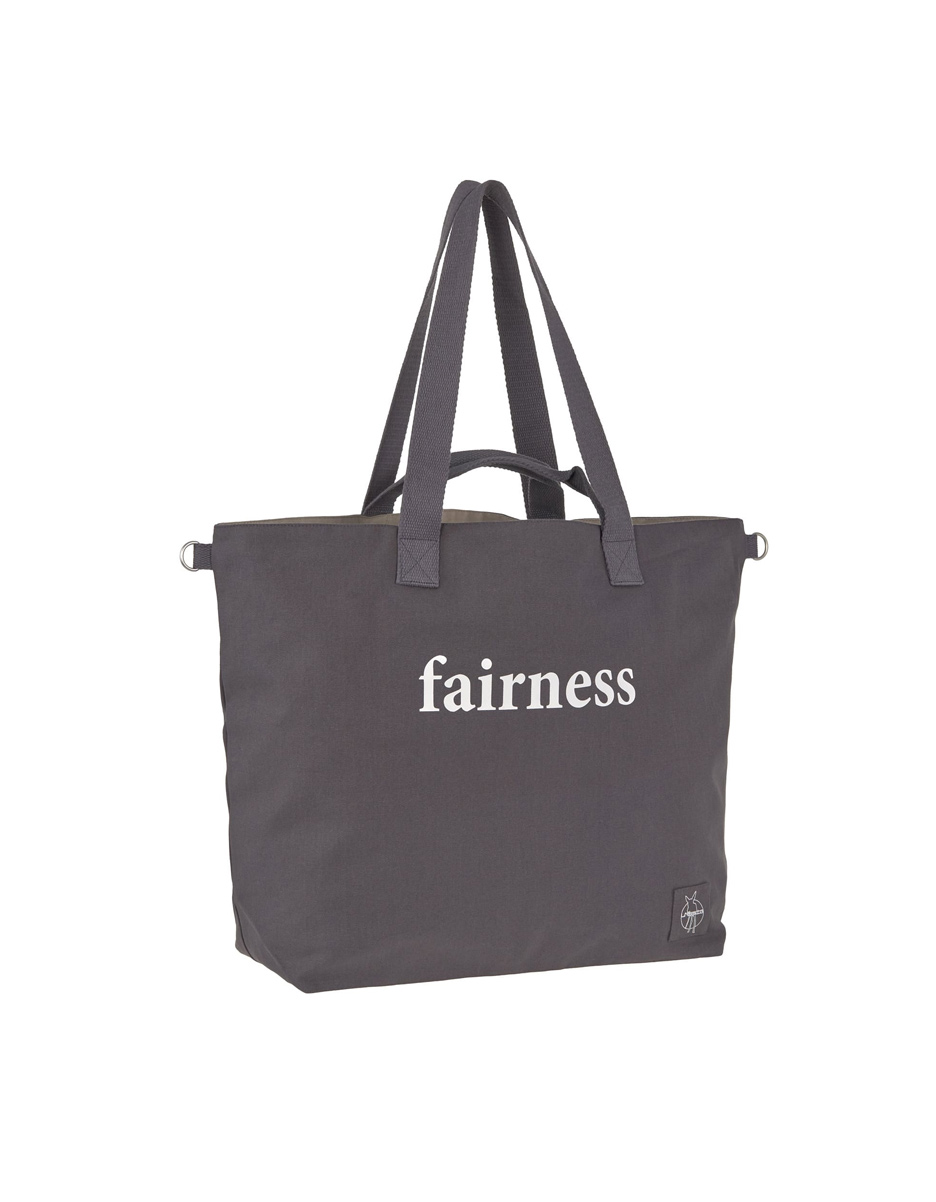 Sac Shopper - Green Label Coton Statement, Anthracite (Lassig)