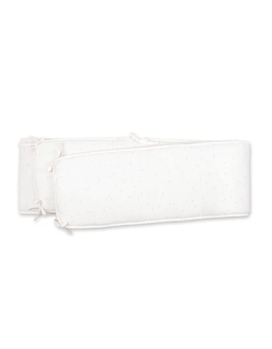 TOUR DE PARC 75x95x28cm mini motif ivoire pady jersey + jersey (Bemini)