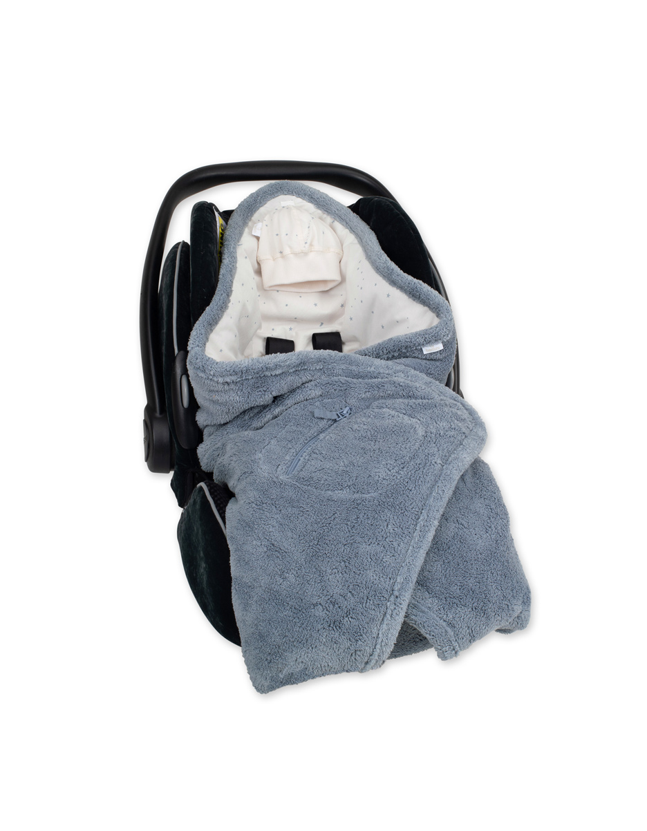 BISIDE 0-12m motif étoile bleu/gris pady softy + jersey (Bemini)