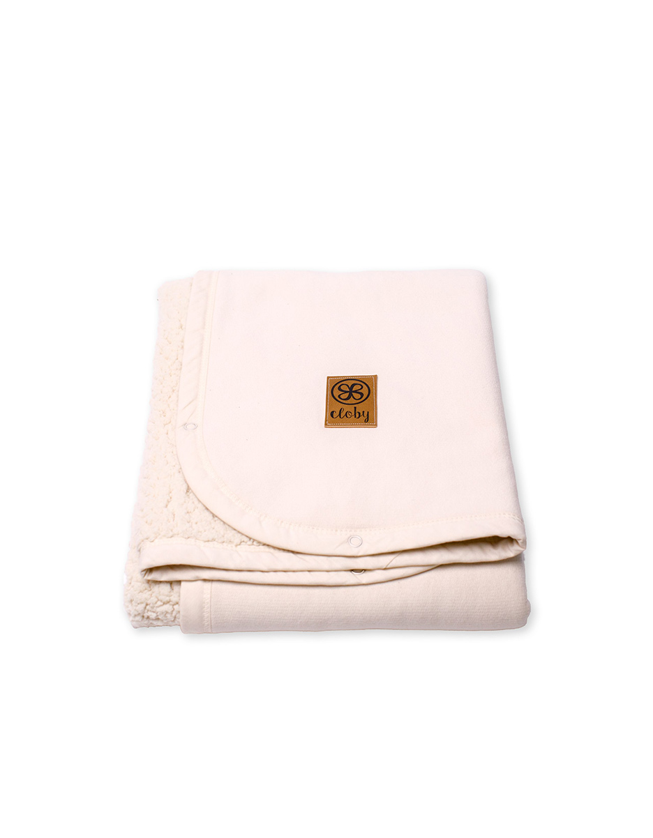 COUVERTURE MULTI FONCTIONNELLE TEDDY OFF WHITE (Cloby)