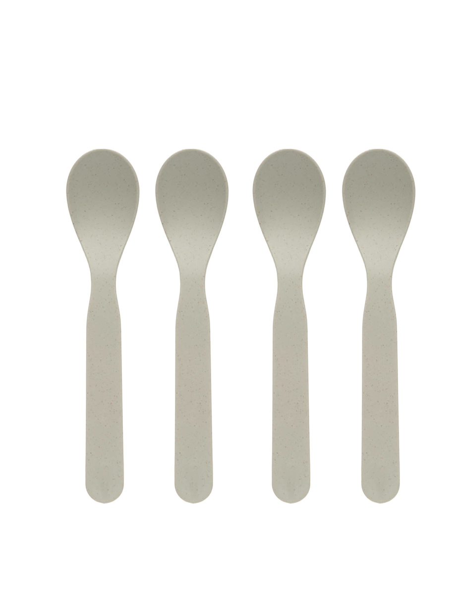 Cuillères (4 pcs) uni gris chaleureux (Lassig)