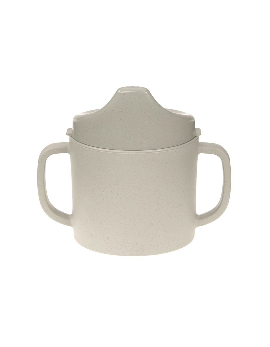 Tasse d'apprentissage uni gris chaleureux (Lassig)