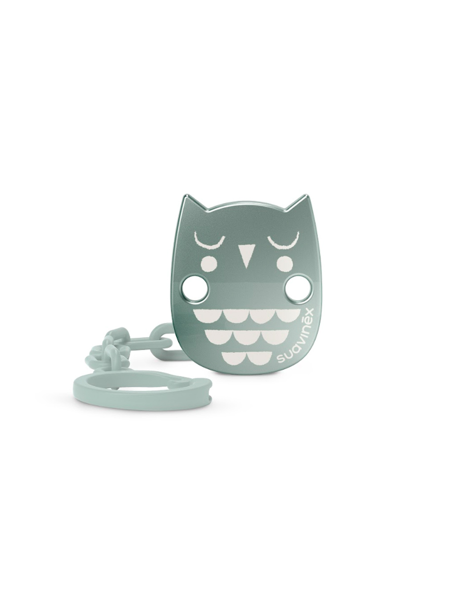 Attache-sucette Owl Green (Suavinex)