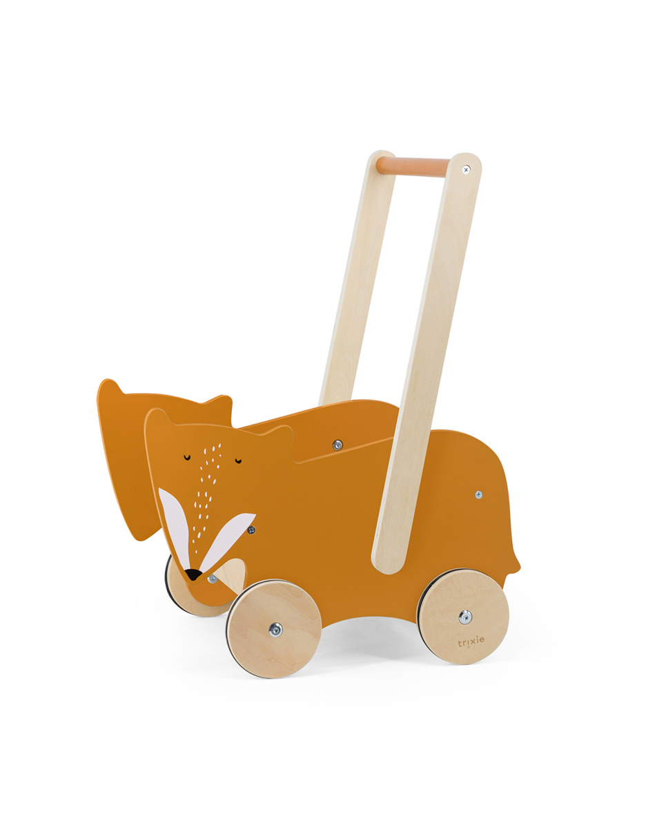 Chariot à pousser en bois - Mr. Fox (Trixie)