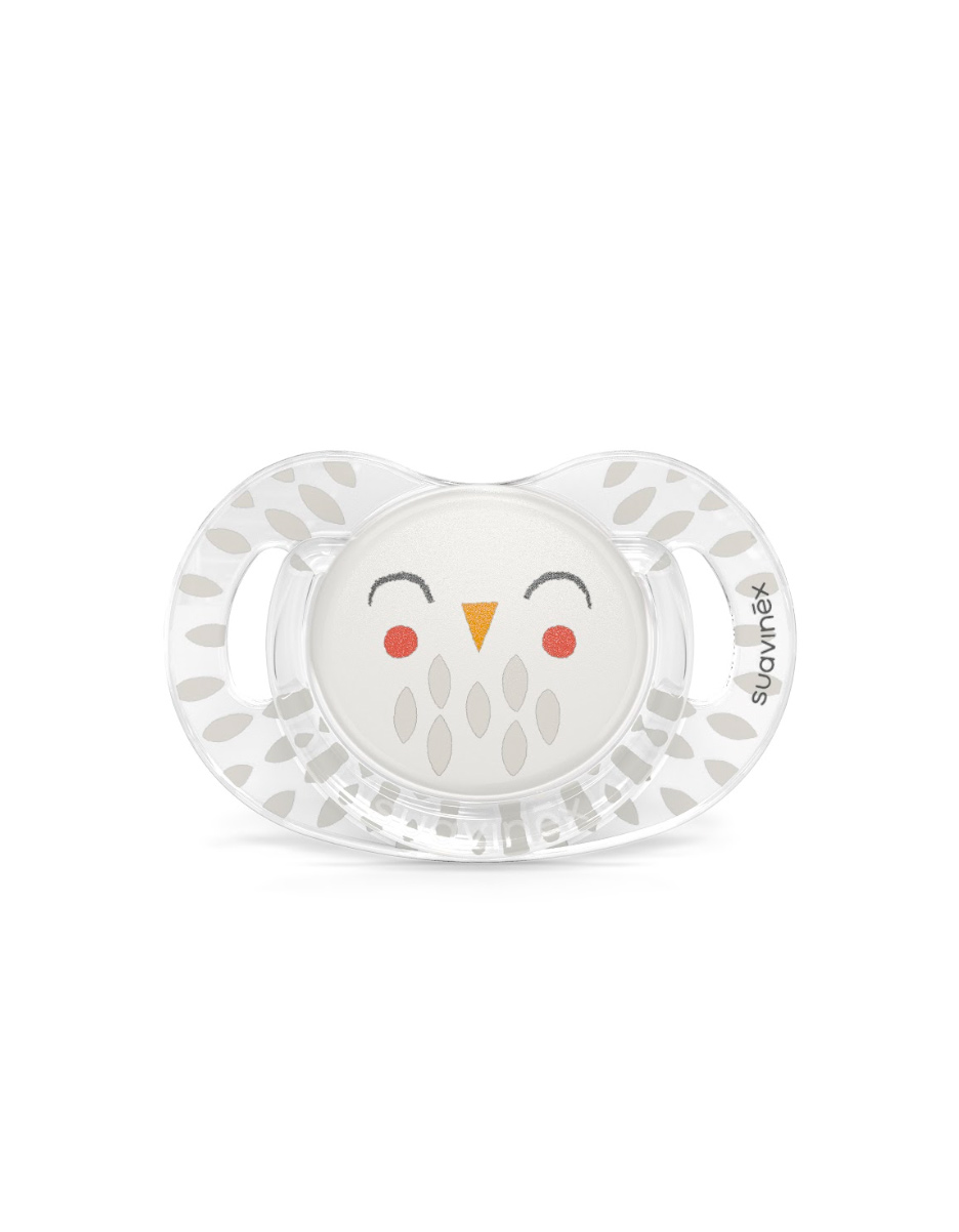 SX - BONHOMIA - soother sili. reversible 18M+  Feather green (Suavinex)