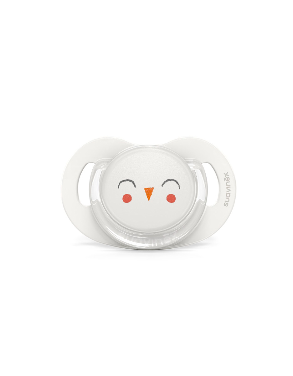 SX - BONHOMIA - soother sili. reversible 6/18M - owl gris (Suavinex)