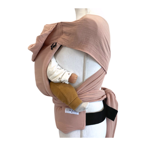 Mei Tai Porte-bébé  rose poudré (Ilmaha) – Image 2