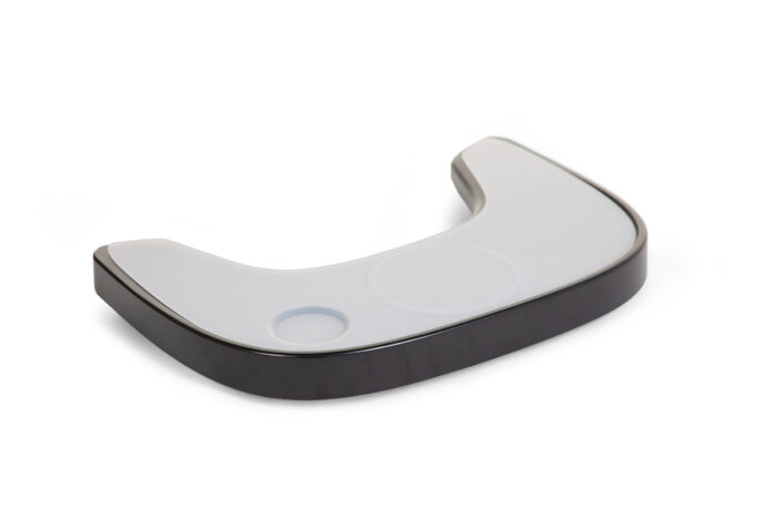 Evolu Tablette de Chaise -Napperon en Silicone Noir(Childhome)