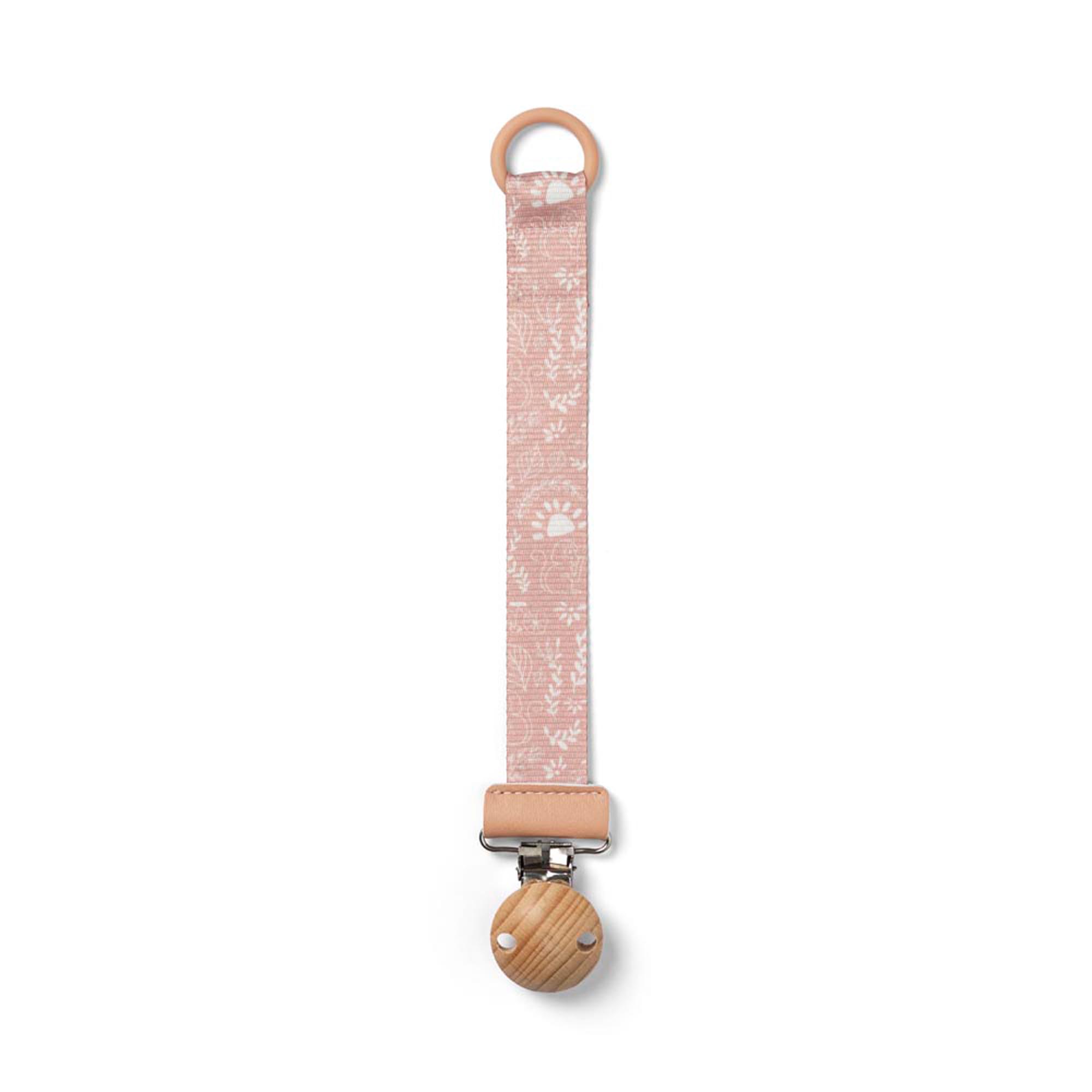 Attache-tétine en Bois -  Monkey Sunrise rose (Elodie Details)