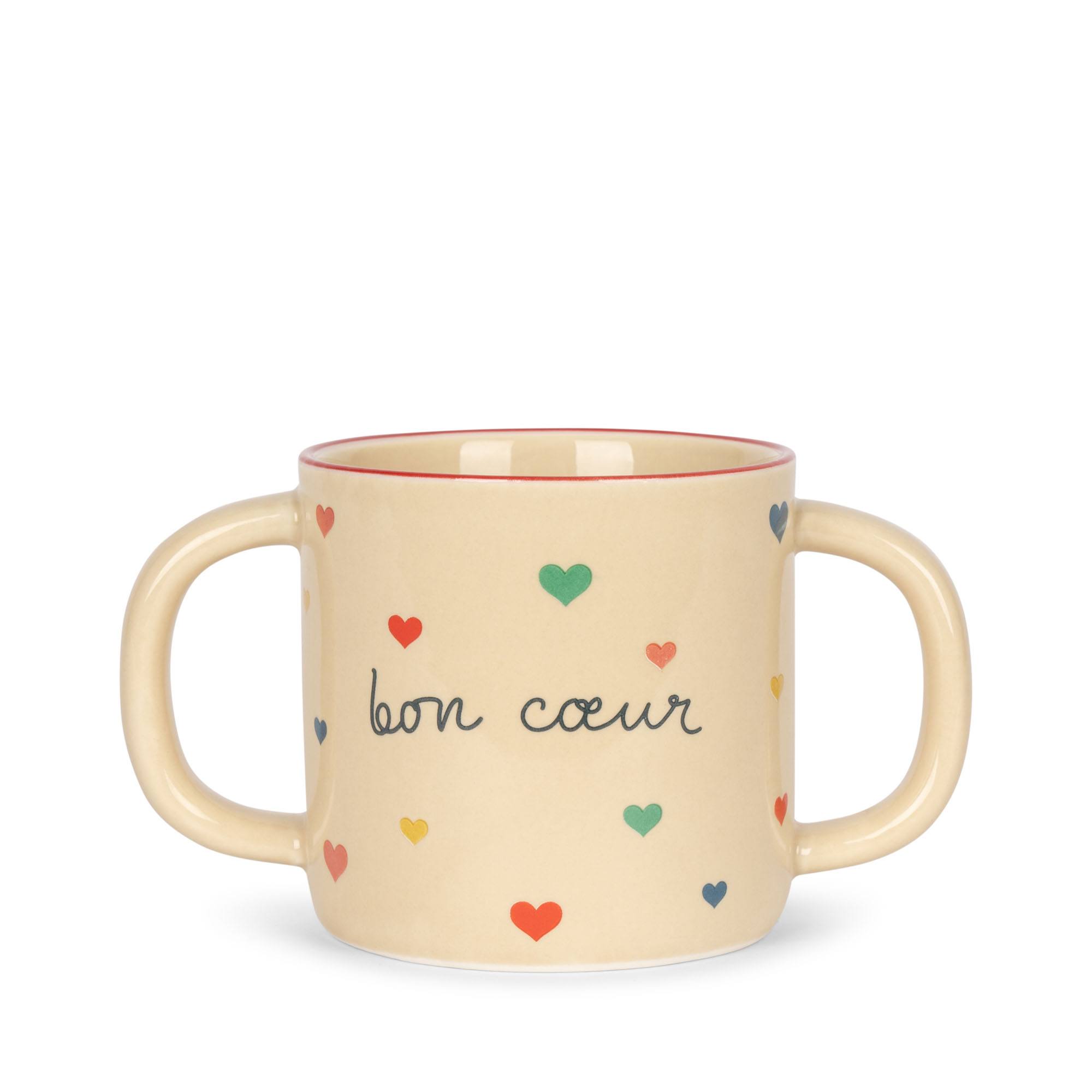 CERAMIC BOWL AND CUP BON COEUR (KongesSlojd) – Image 3