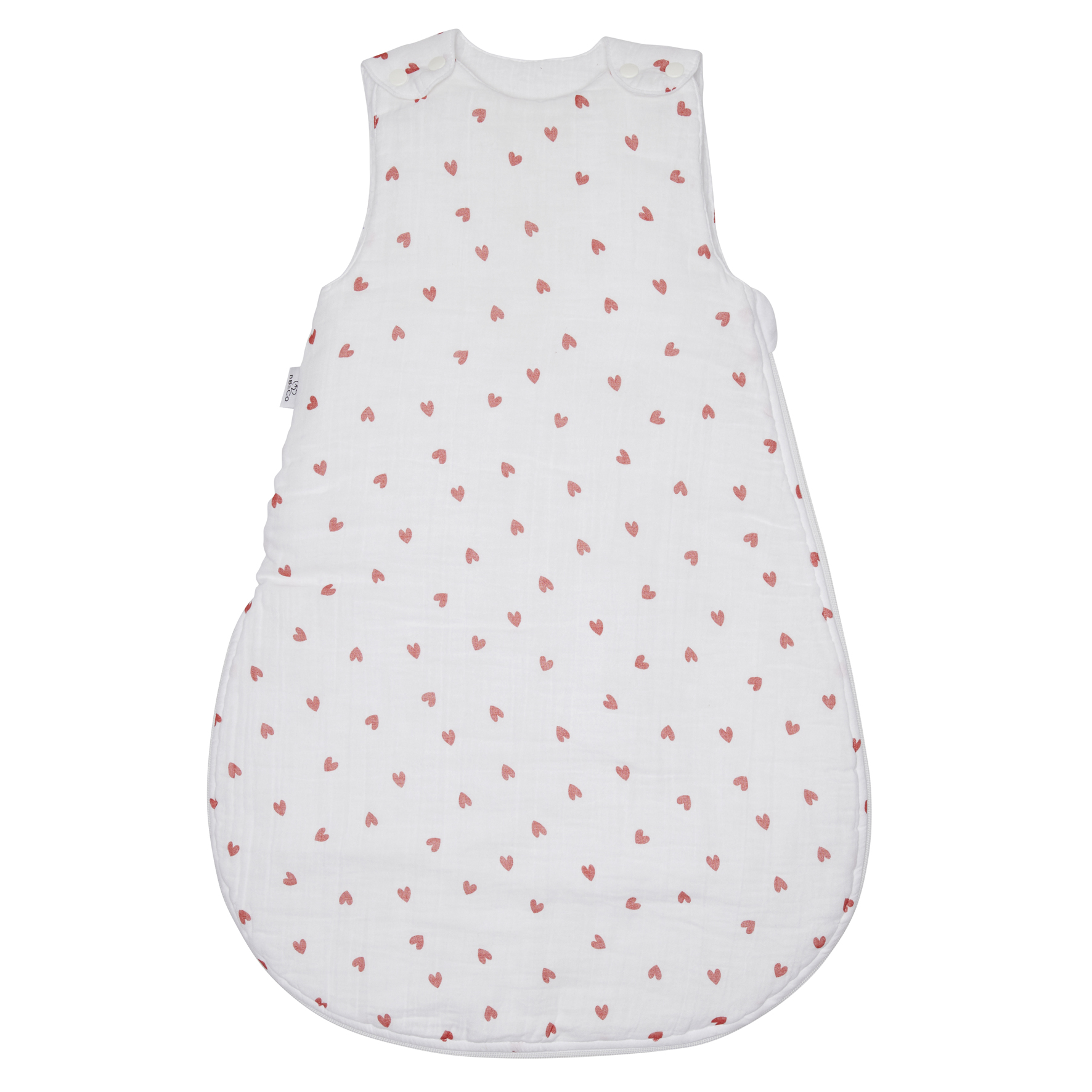 Gigoteuse gaze de coton -mon petit coeur- 0-6M (BB and Co)
