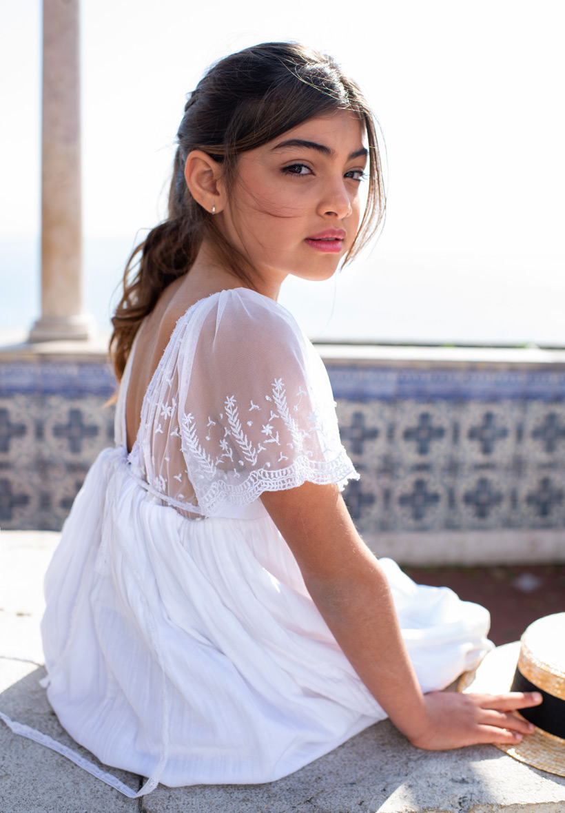 Robe Salomé Blanc (Les Petits Inclassables) – Image 3