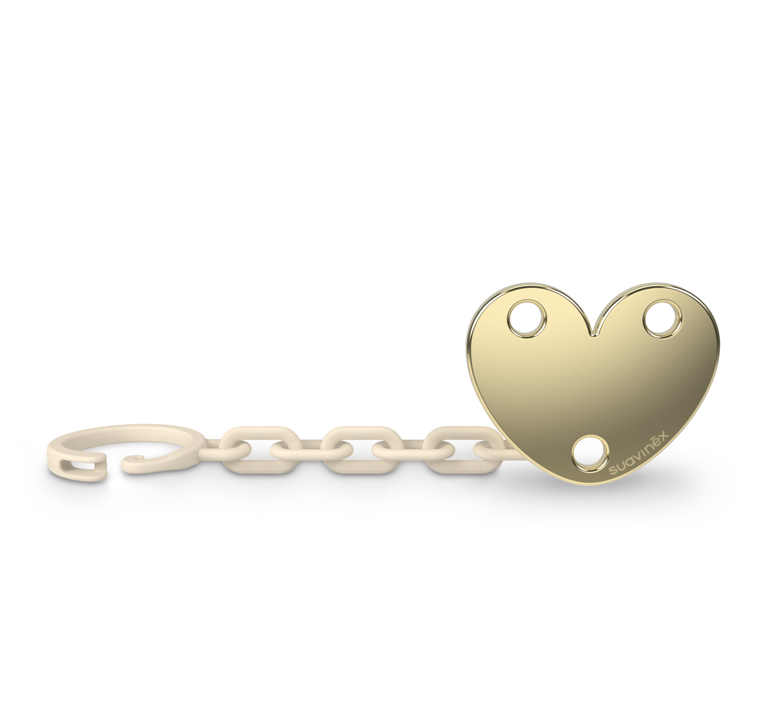 Attache sucette -coeur-  (Suavinex)