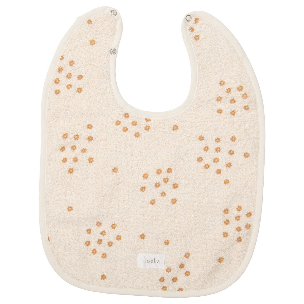 Bavoir flower crown natural (Koeka)