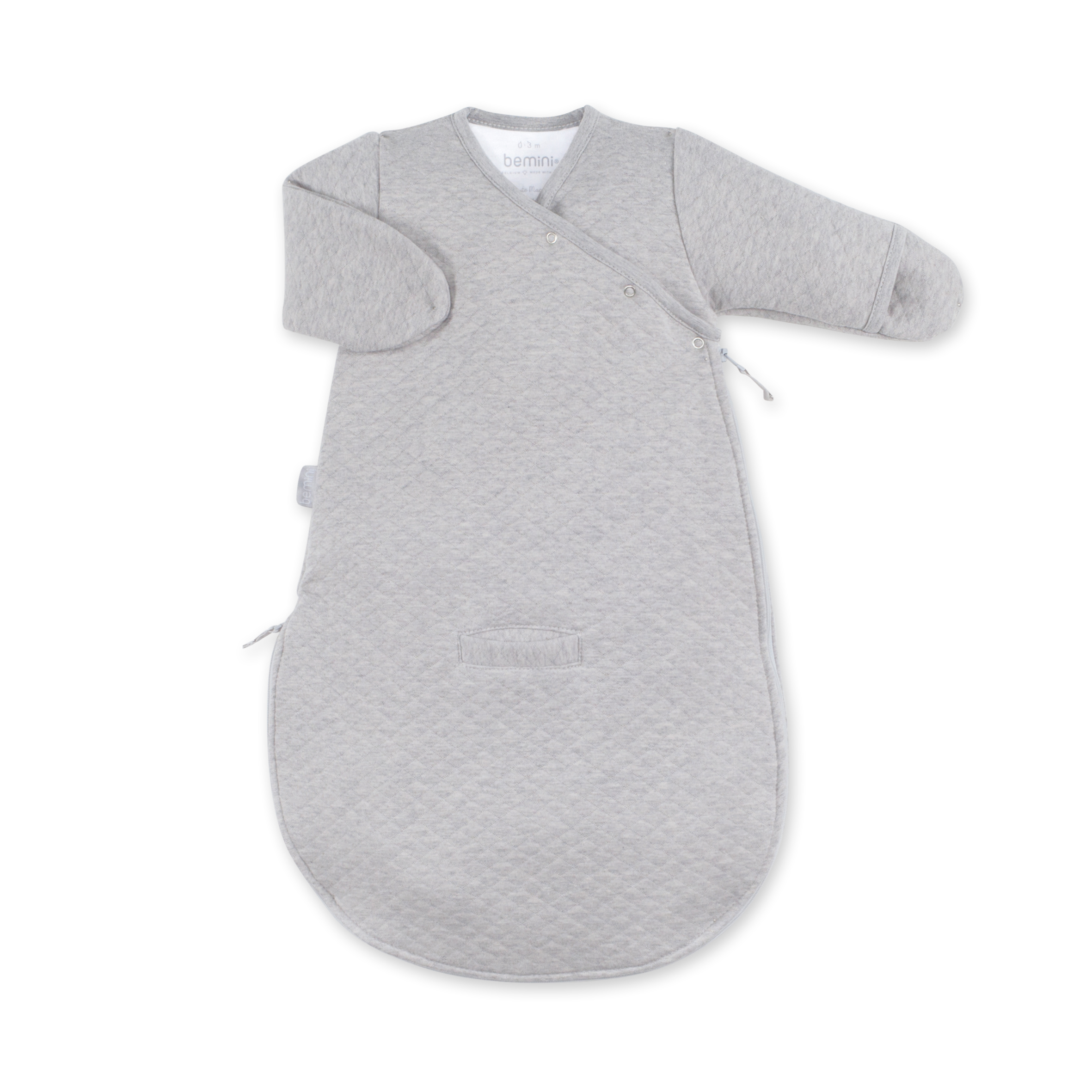 MAGIC BAG 1-4m grey mix pady quilted jersey tog 1.5 (Bemini)
