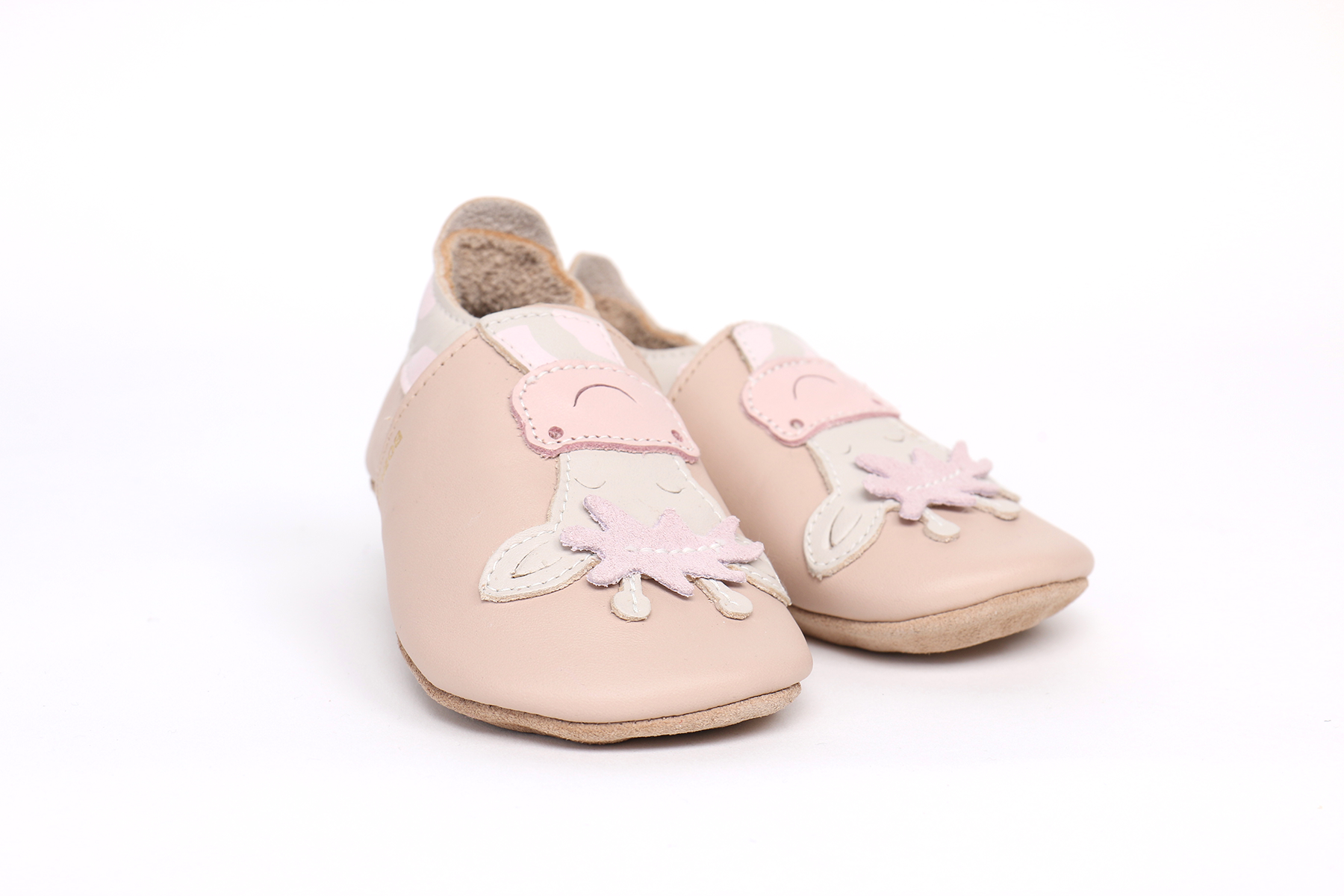 Chausson soft Girafe beige (Bobux)