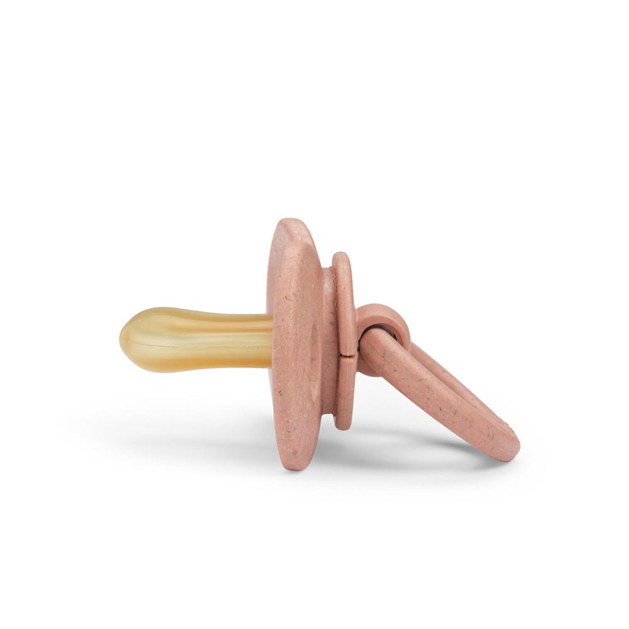 Tétine en bambou Caoutchouc naturel 0-6 mois - Blushing Pink (Elodie Details) – Image 2