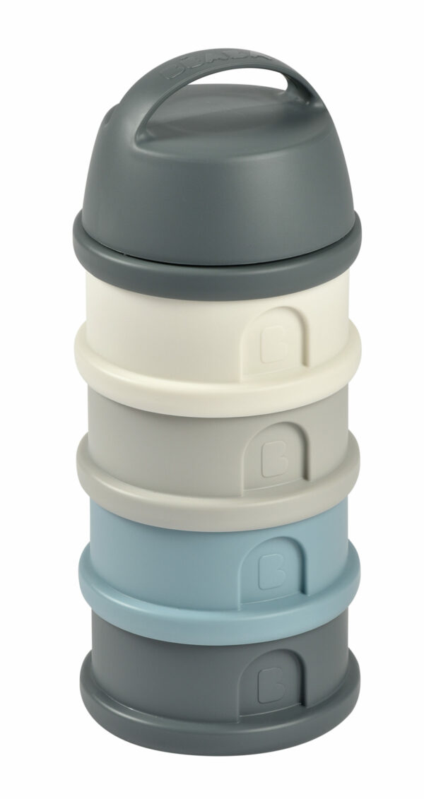 Boîte doseuse - 4 compartiments - Mineral grey/blue (Béaba)