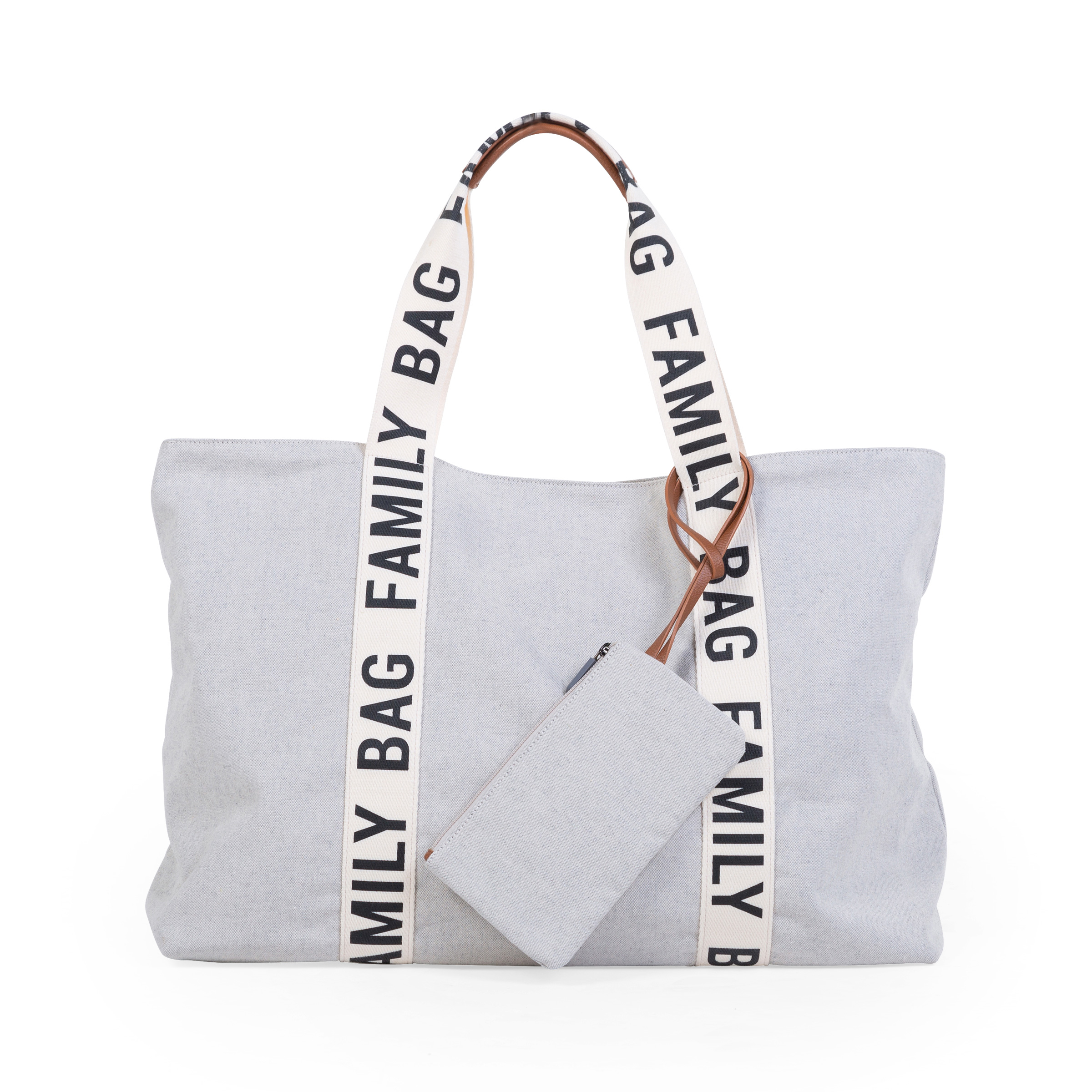 FAMILY BAG SAC A LANGER - SIGNATURE - CANVAS - ECRU (Childhome)