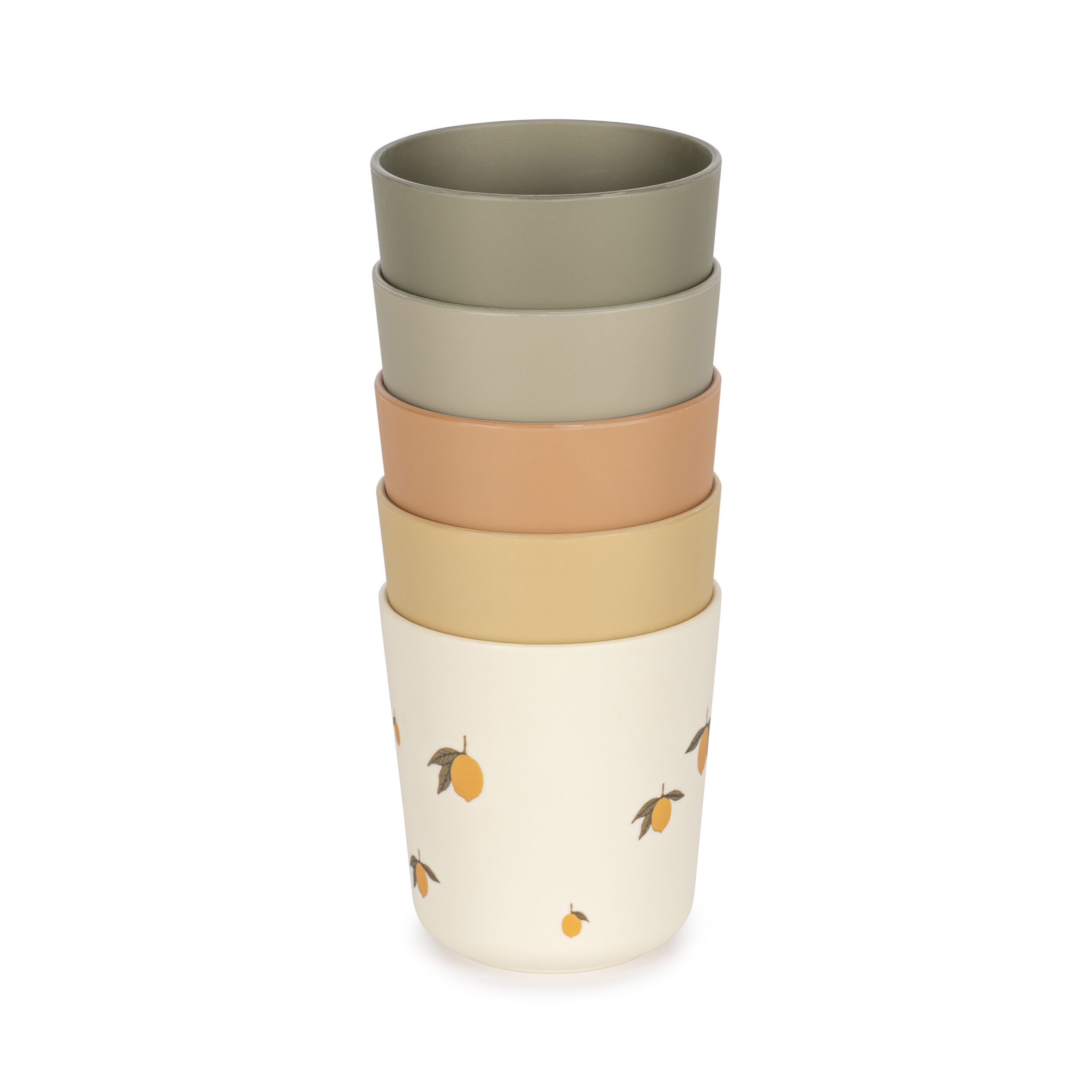 LOT DE 5 GOBELETS Lemon mix (KongesSlojd)