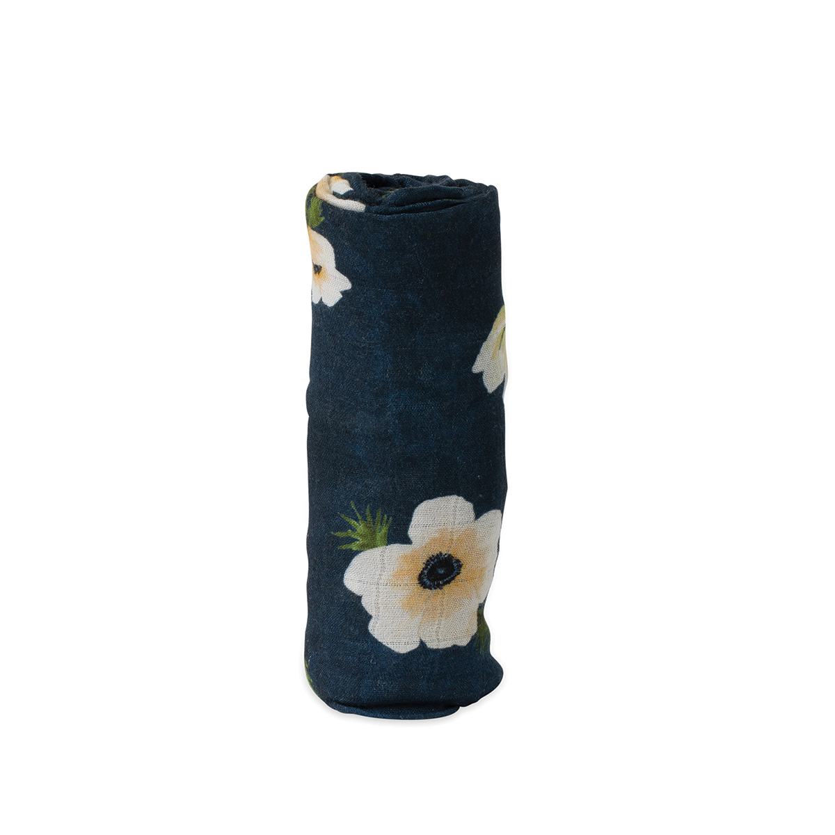 Tetra extra-doux Deluxe Bambou - à l'unité - White Anemone - Taille 120 x 120 - 100% bamboe  (Little Unicorn)