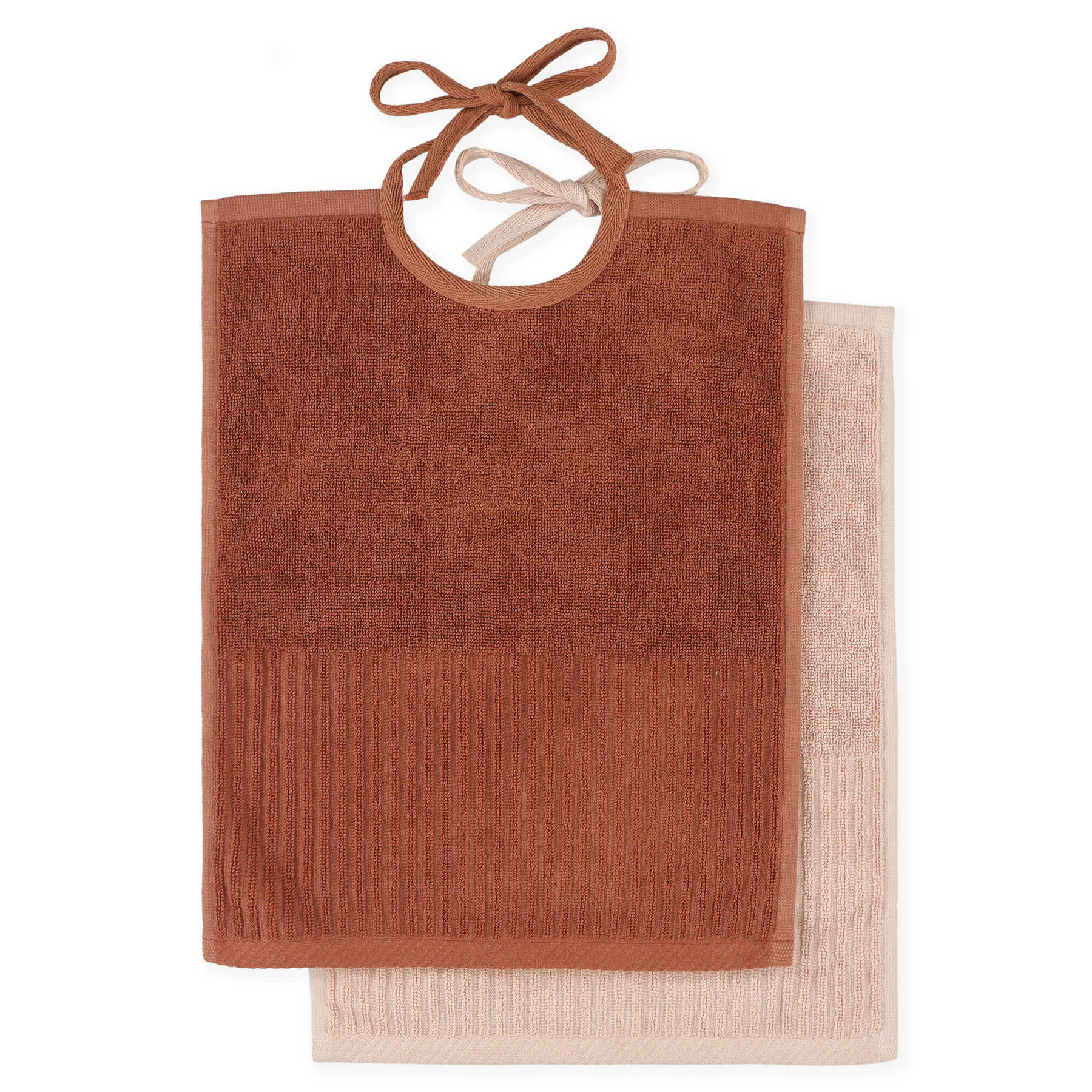 Bavoirs XL 2-pack - Rose (Trixie)