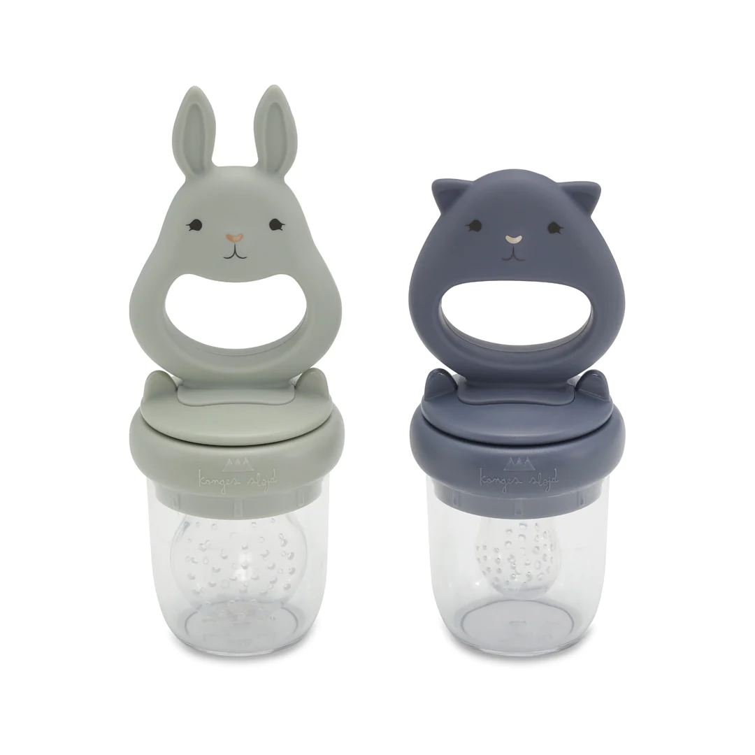 Lot de 2 sucettes d’alimentation fruits - onyx  (KongesSlojd)
