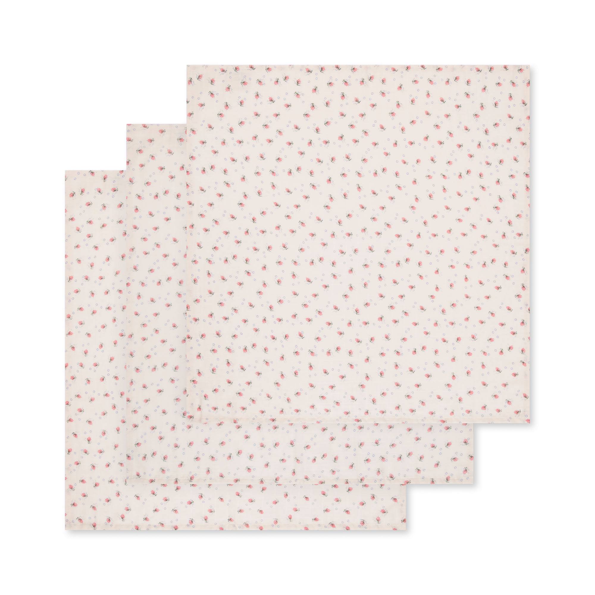 Lot de 3 tetras en tissu de mousseline - nellie (Konges Slojd)