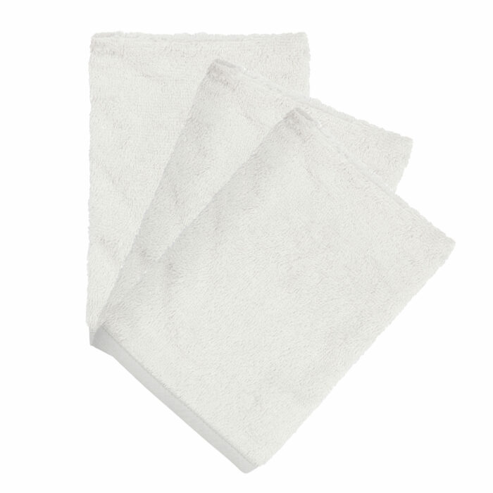 Set de 3 gants de toilette Silver Grey (Timboo)