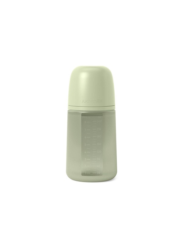 Biberon silicone 240ml green (Suavinex)