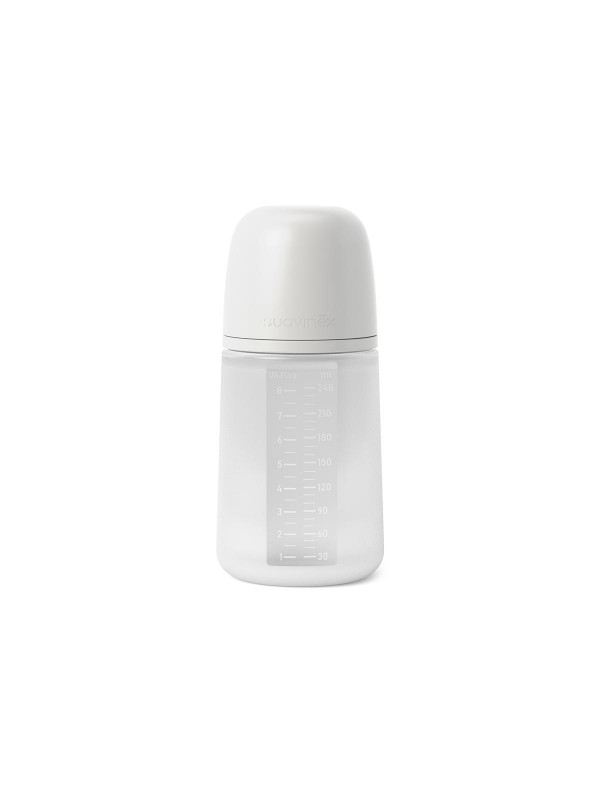 Biberon silicone 240ml transparent (Suavinex)