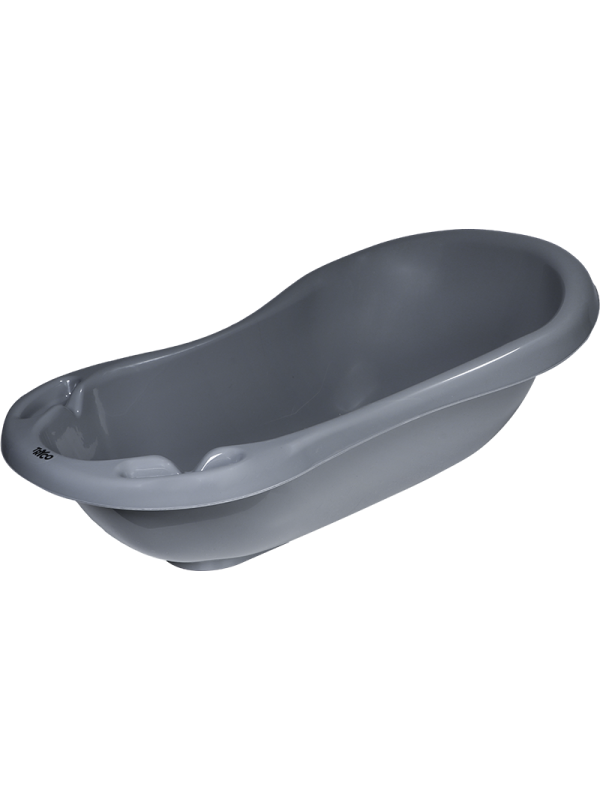 Baignoire Gris anthracite avec bouchon et antidérapant (Tryco)