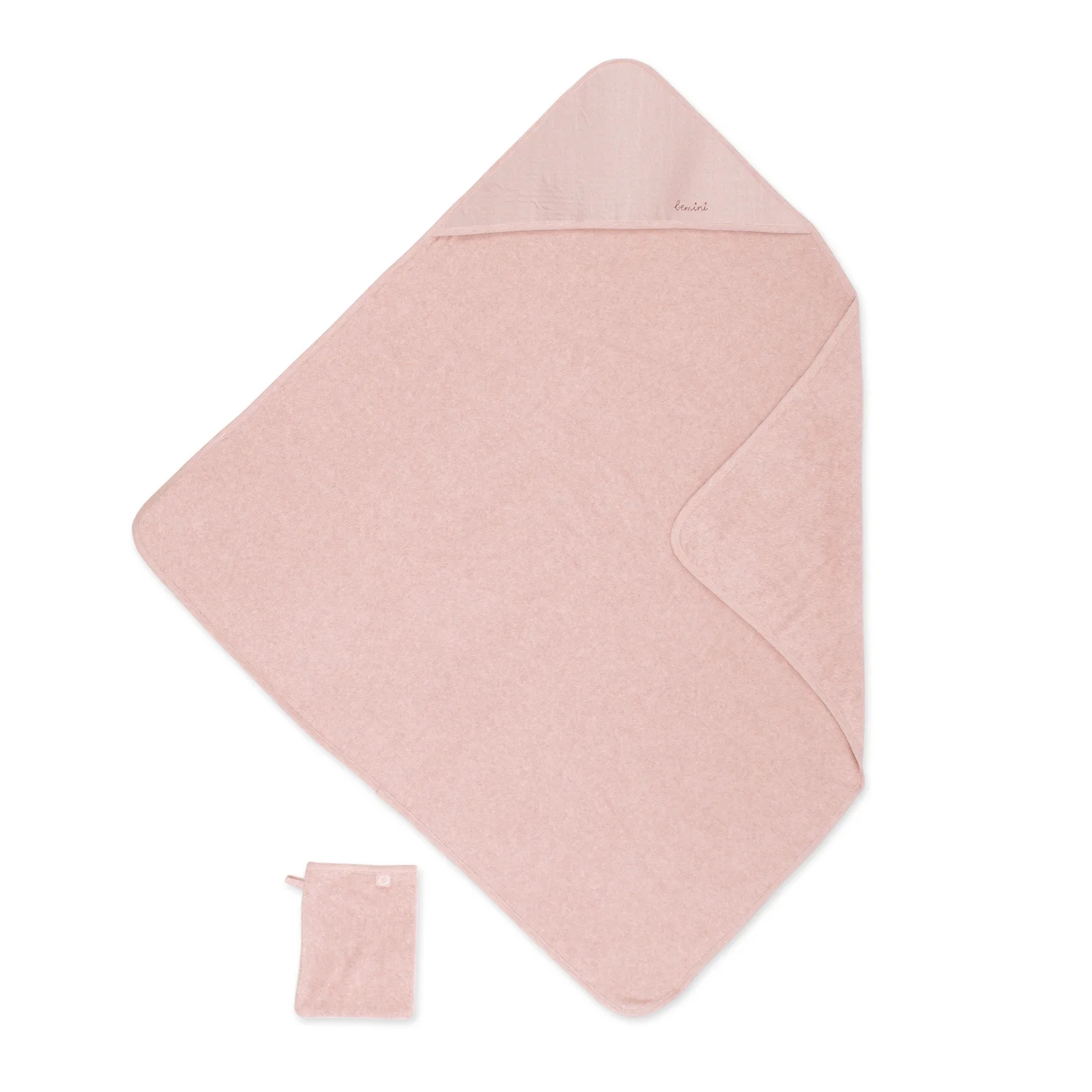CAPE DE BAIN 90x90cm blush terry (Bemini)