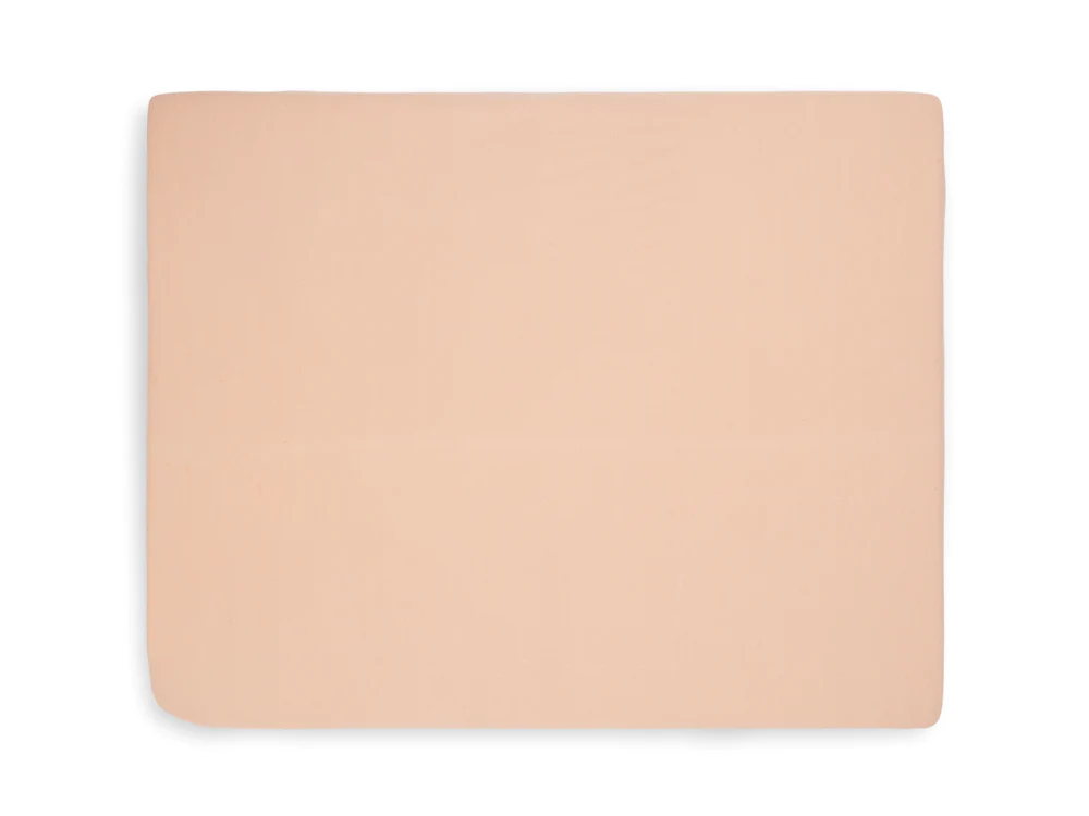 Drap-housse Jersey matelas de parc 75x95cm - Pale Pink (Jollein)