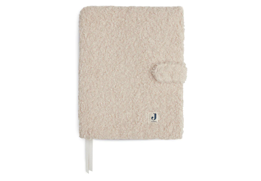 Protège de carnet de santé 23x17cm Boucle - Naturel (Jollein)