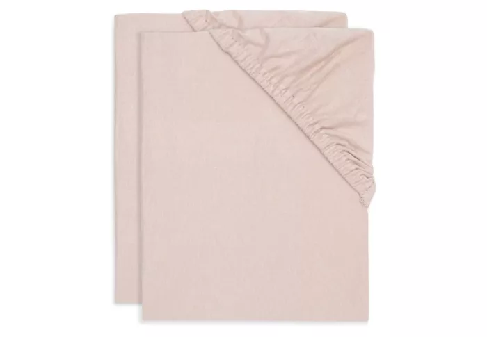 Drap-housse Jersey 60x120cm - Wild Rose - 2 Unités (Jollein)