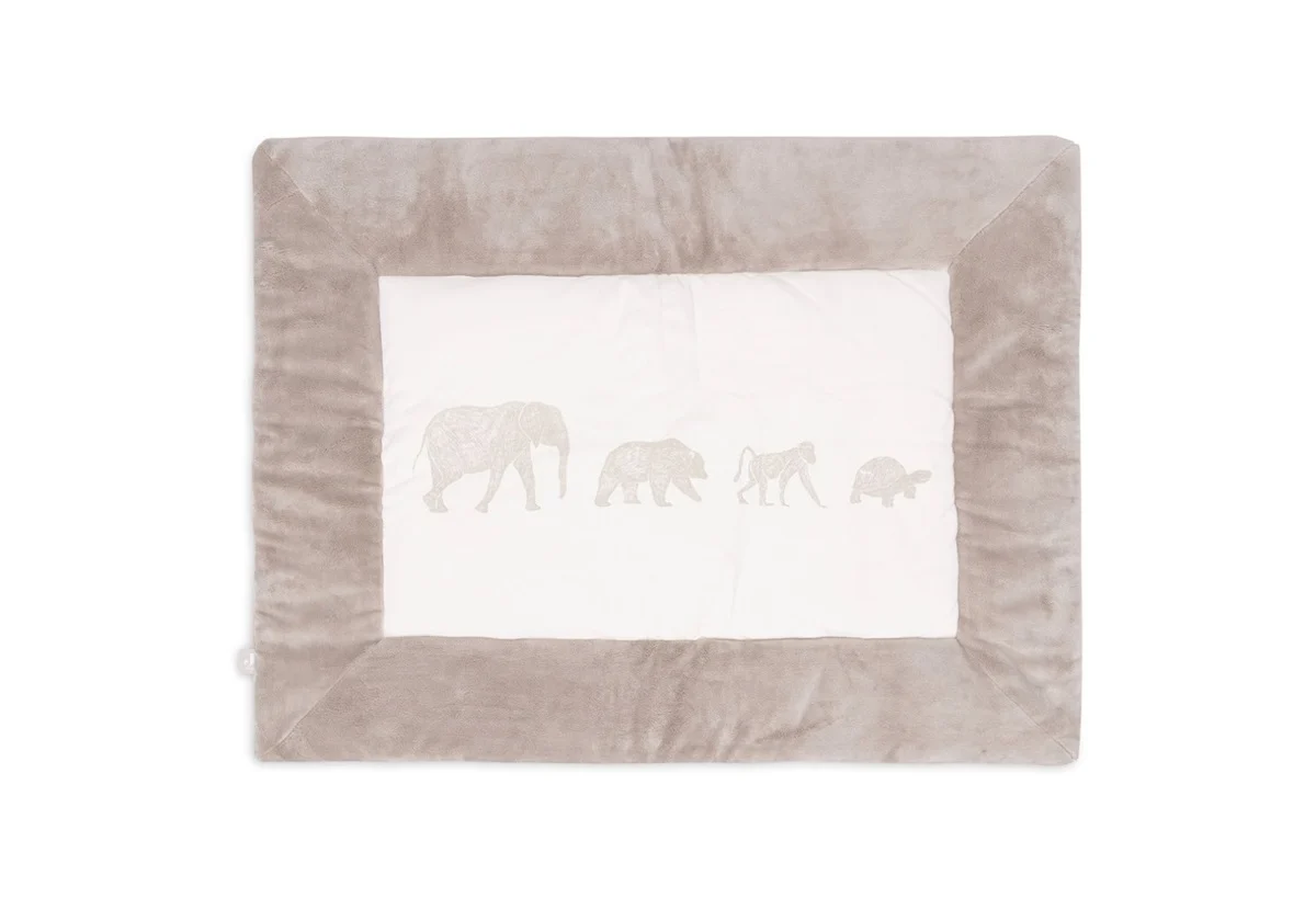 Tapis de parc 75x95cm Animals Nougat (Jollein)