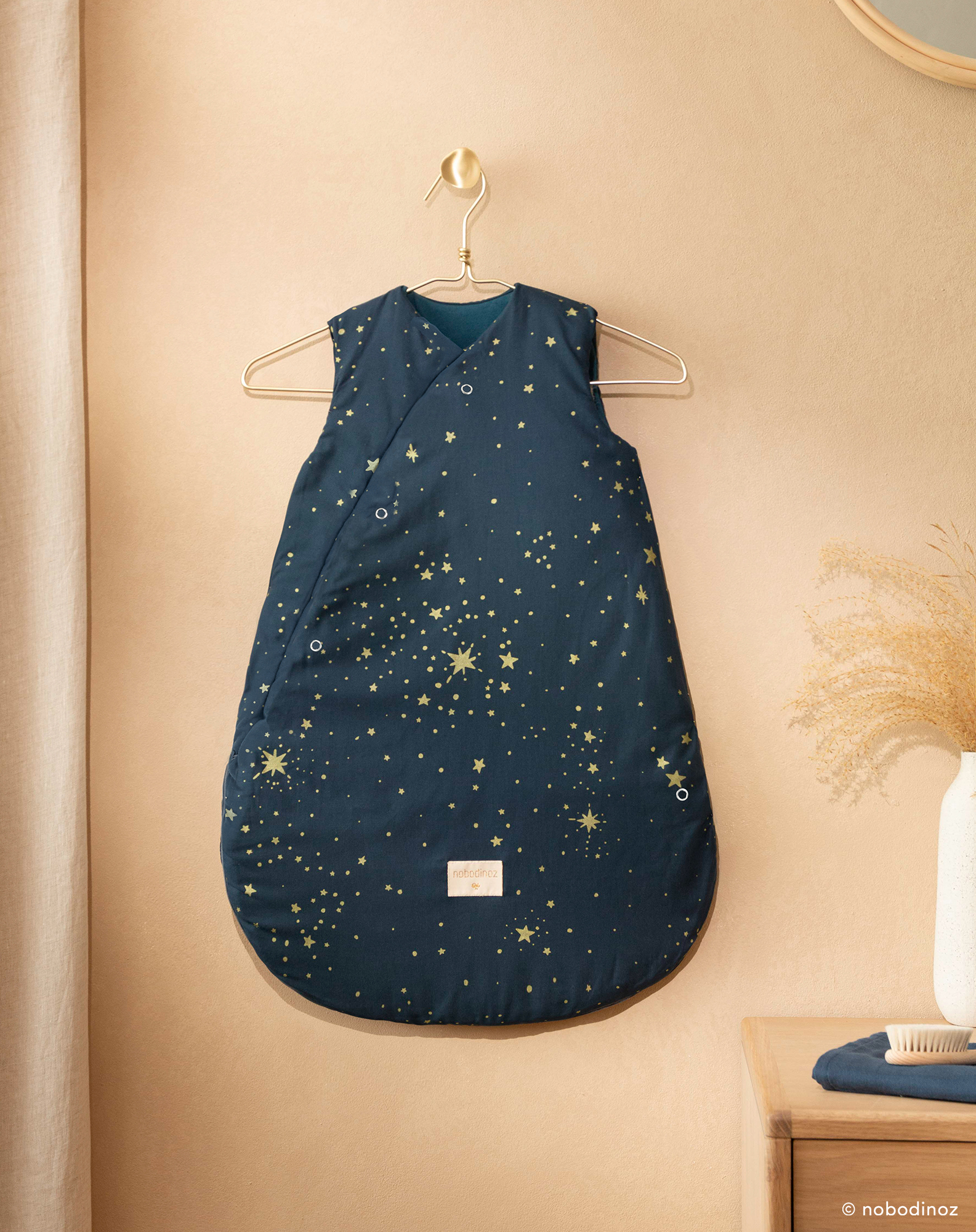 Gigoteuse de mi-saison Cocoon • gold stella night blue (Nobodinoz)