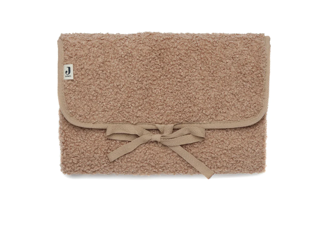 Tapis à langer nomade Boucle - Biscuit (Jollein)