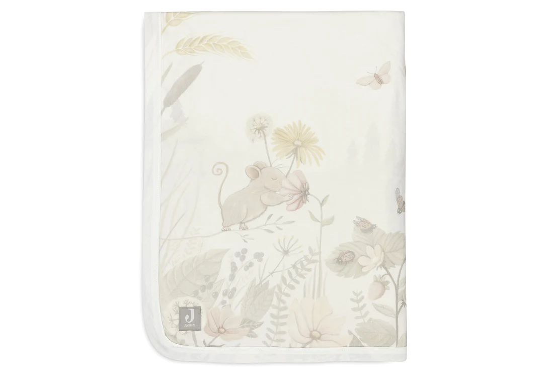 Couverture Berceau 75x100cm Dreamy Mouse/Velvet fleece (Jollein)