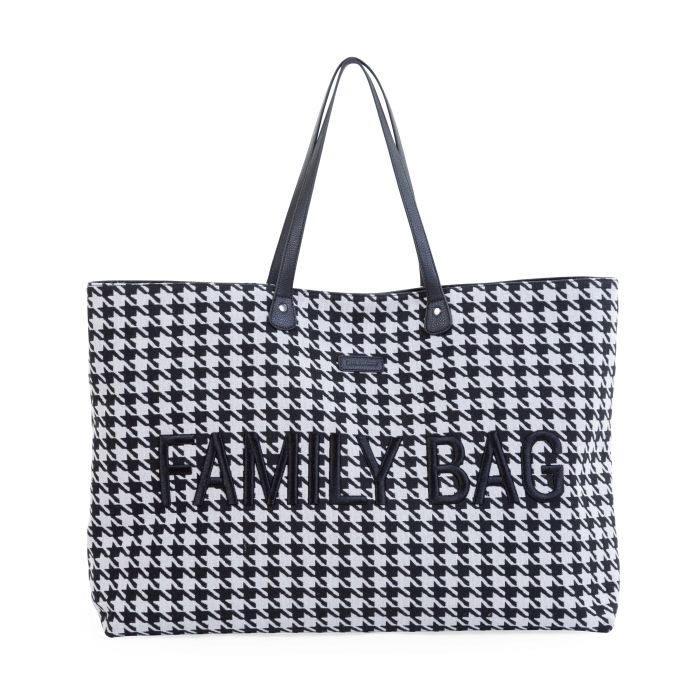 FAMILY BAG PIED DE POULE - NOIR (Childhome)