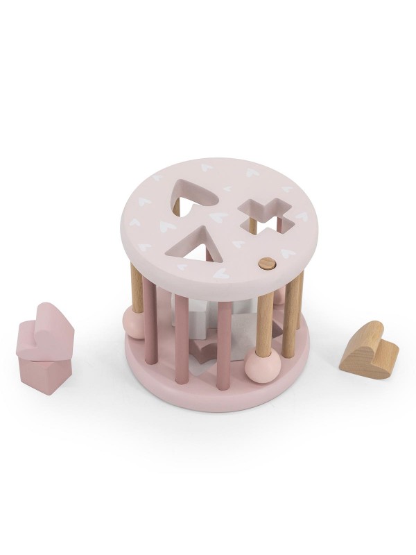 Jouets en bois -rose- (Label Label)