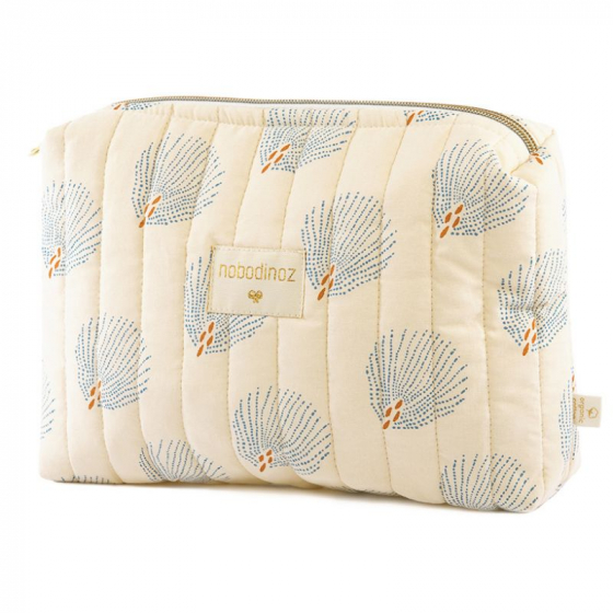 Trousse de toilette Travel - Blue gatsby & Cream (Nobodinoz)
