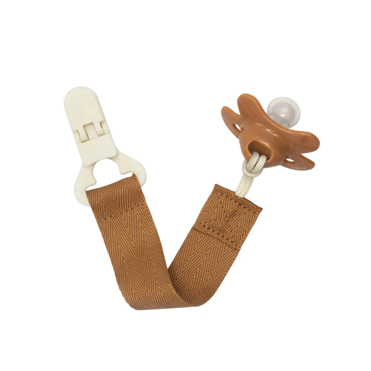 Attache sucette Pure Caramel (Difrax)