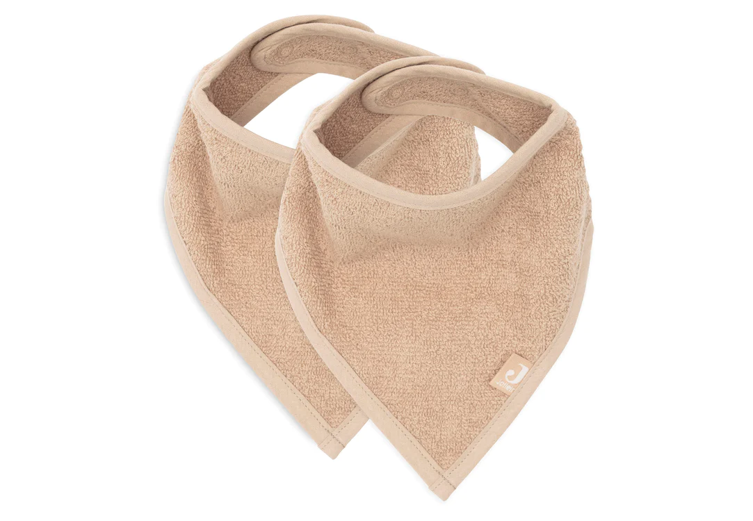 Bavoir Bandana - Biscuit- 2 Unités (Jollein)
