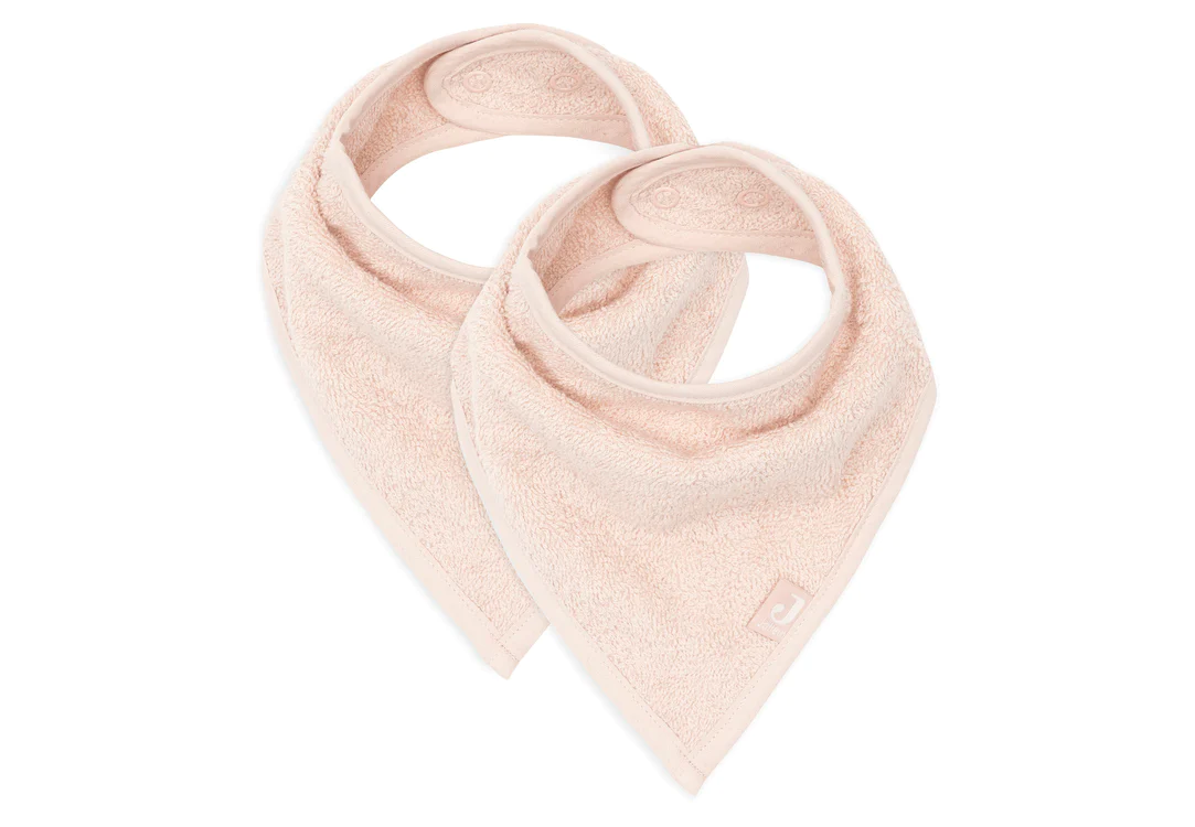 Bavoir Bandana - Pale Pink - 2 Unités (Jollein)