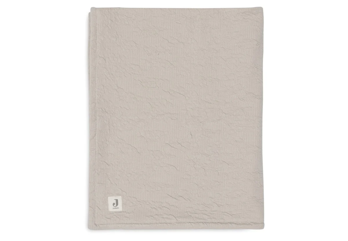 Couverture Berceau 75x100cm Soft Waves Nougat (Jollein)