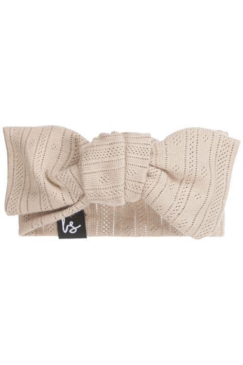 Bandeau pointelle beige (Babystyling)