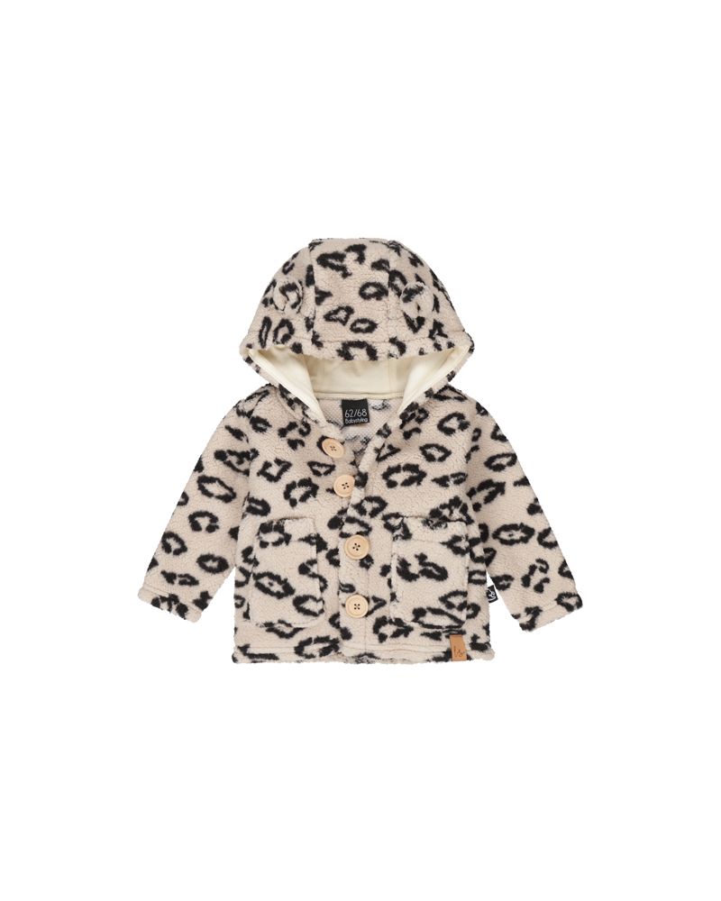 Manteau bebe teddy leopard  (Babystyling)